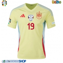 Maglie da calcio Spagna Lamine Yamal #19 Seconda Maglia Europei 2024 Manica Corta